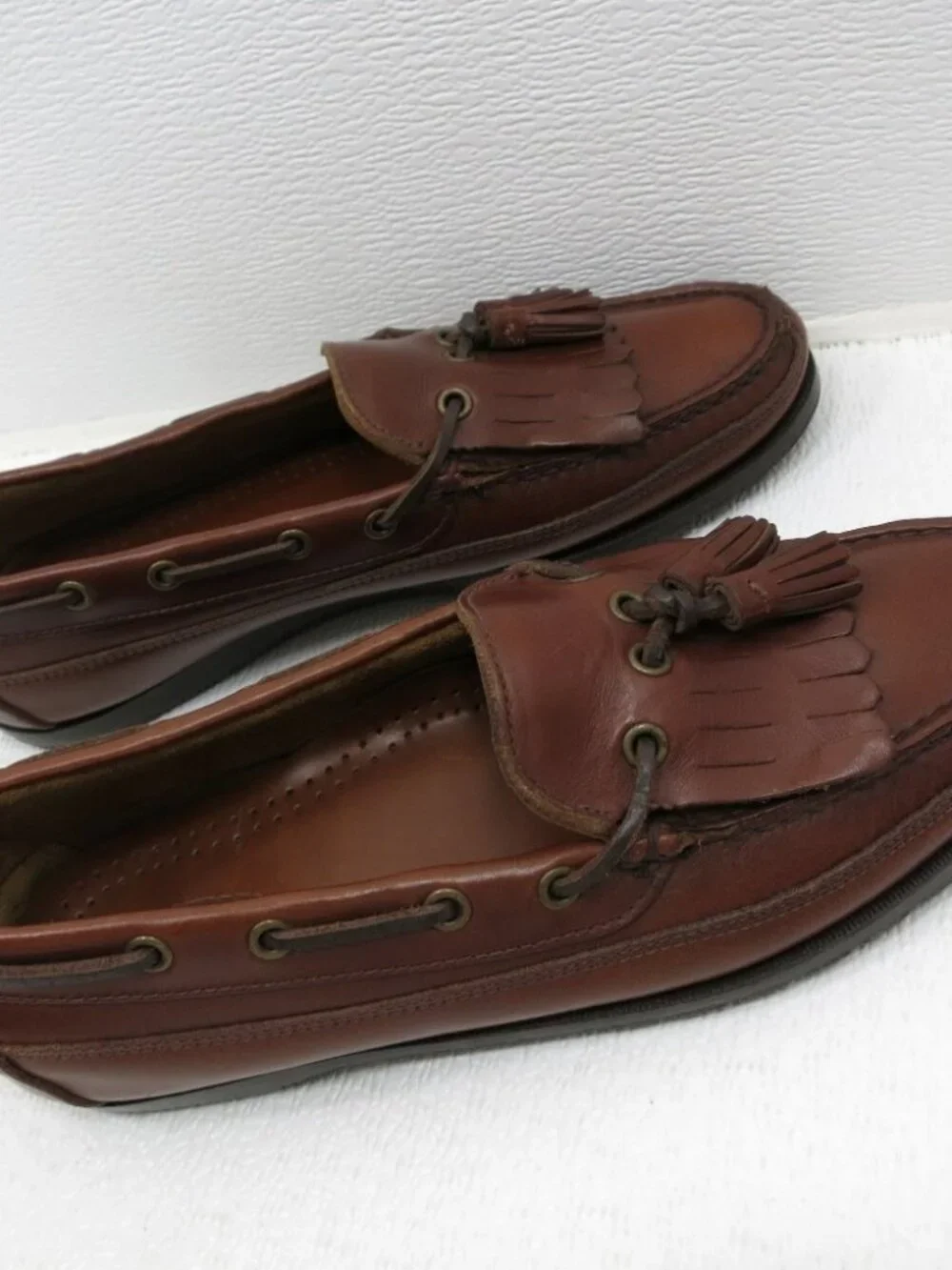 Saddlebred Oil Tanned Leather Boat Casual Loafers Loafers Men's Footwear Sz 9 M